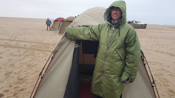 Mit dem CozyBag Wilderness in der Wüste Namibias